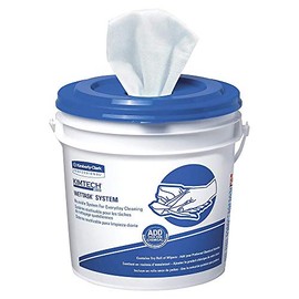 Kimtech 812395 Microfiber Wipers White 90 sheets/Roll, 6-Roll Carton