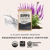 SIMPLi Regenerative Organic Certified Black Beans, Creamy and Rich Flavor,