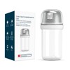 KTCHENDAO 2 in 1 Glass Salt Shaker with Side Pour