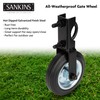 SANKINS Gate Helper Wheel for Supporting Metal Swing Gates with