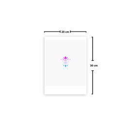 Le Jardin du Lin Printed Cotton Bags with Drawstring, Shopping Bag, Fabric Bag, Fabric Bag, Vegetable Bag, Reusable, Environmentally Friendly, Multipurpose, Foldable, Size: 20 x 30 cm