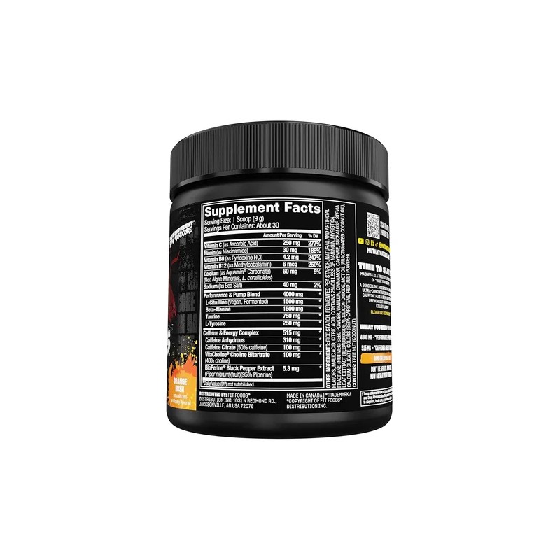 Pre Entrenamiento Mutant Madness 30 Servicios