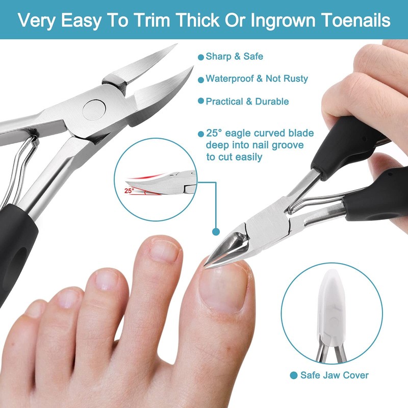 Toenail Clippers for Thick Nails & Ingrown Nails for Women