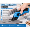 Cordless Electric Scissors – USB Rechargeable Handheld Fabric Cutter for