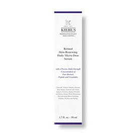 Kiehl's Retinol Skin-Renewing Daily Micro-Dose Serum - Suero Facial Anti Signos de la Edad con Retinol, Reafirma, Mejora Textura y Reduce Líneas de Expresión con Péptidos y Ceramidas, 50 ml