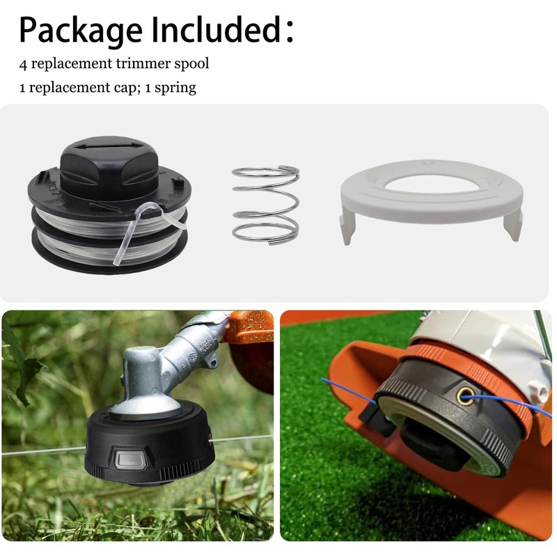 Zzunkn C3-2 Trimmer Head Spool Replacement Kit for Stihl FSA57