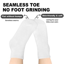 SkiBeaut Toddler Boy Socks, 12 Pairs Kids Grip Socks Toddlers Boys Girls Non Slip Socks with Gripper Little Kid Slipper Socks Age 1-3