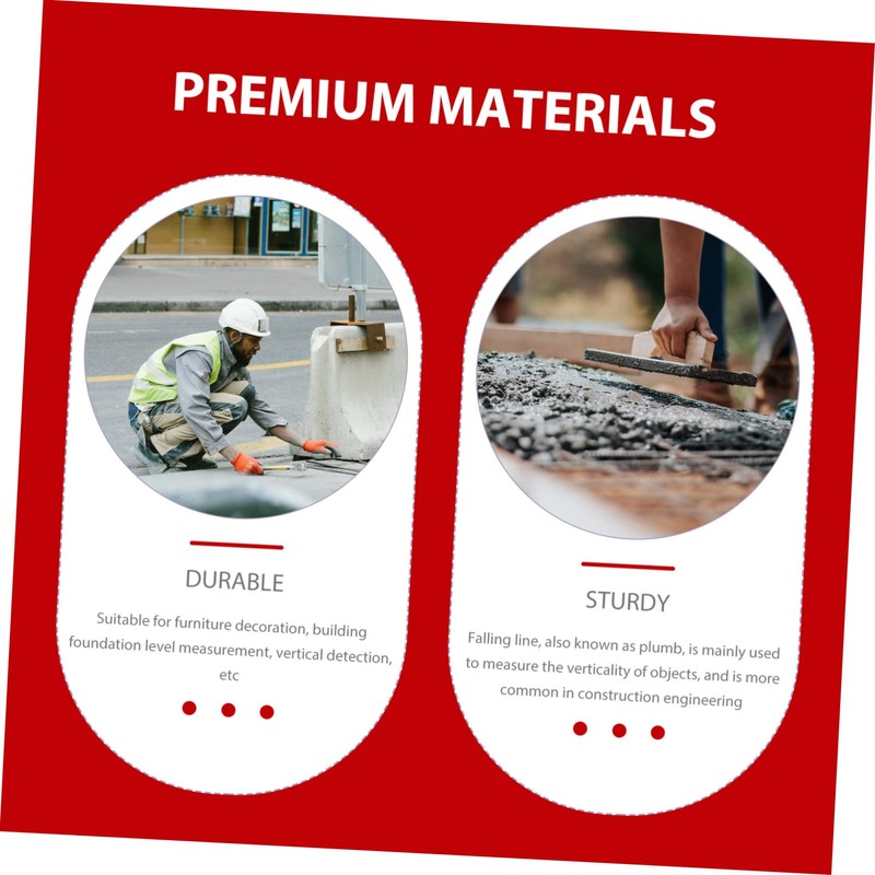 Mipcase 300G Plumb Bob Vertical Hammer Wire Hammer Precision Measuring