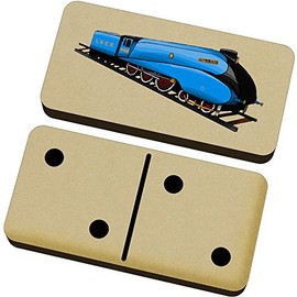 Azeeda 'Mallard Steam Train' Domino Set & Box (DM00022166)
