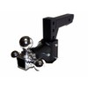 H D Tri-ball Swivel Adjustable Trailer Tow Drop Hitch Ball