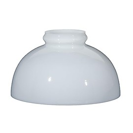 B&P Lamp® 10 Inch Diamter Opal Glass Student Lamp Shade With Low Top Design