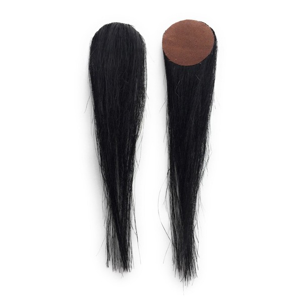 Partial wig tulle cure (M size) (black) wig body with 30 bundles + 40 hypoallergenic seals included. *Circular hair removal part supports diameter from 1.0 inches (2.5 cm to 10 yen coin large size) to 1.1 inches (2.9 cm) (500 yen coin size large) ※ Produ