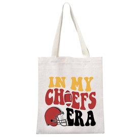 American Football Gift Football Team Gift Sport Fans Gift In My Chief Era Football Tote Bag Gift for Football Fans (Chief Era Tote EU)