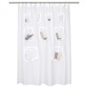 N&Y HOME Water Repellent Fabric Shower Curtain or Liner with