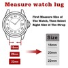 2pcs Replacement Watch Strap 23mm 20mm Width Unisex Replacement Watch
