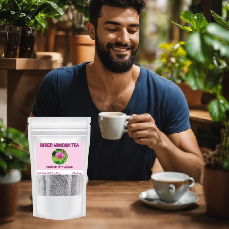 Generic Mimosa Pudica Sleeping Grass Flower Tea - 12 Teabags