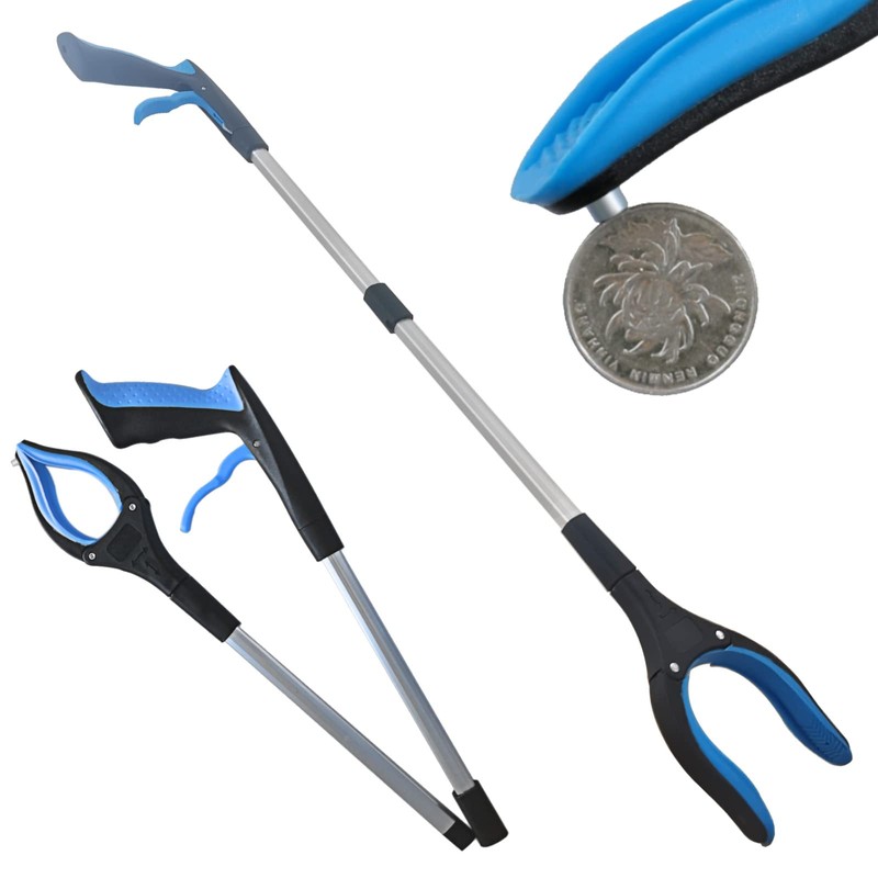 2-Pack Grabber Reacher Tool,32 Inch Extra Long Foldable Pick Up
