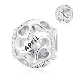 XWN Heart and Star Pendants in 925 Sterling Silver with December Birthstone, an Ideal Choice for Women and Girls' Birthdays