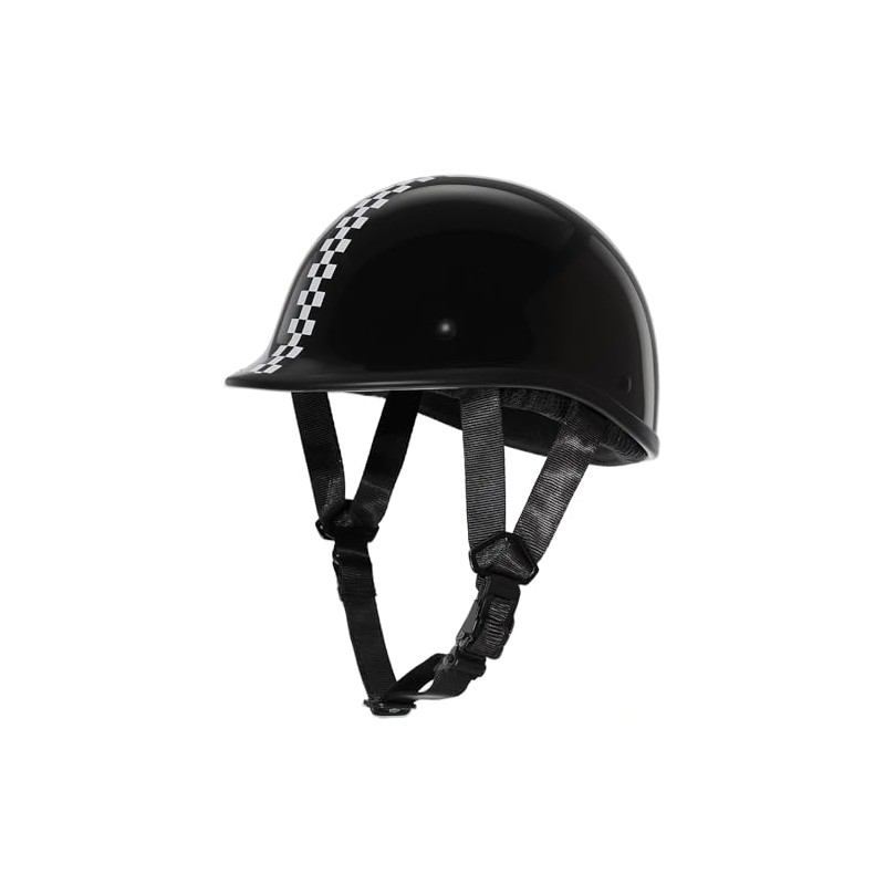 TRIANGLE Half Shell Helmet Motorcycle for Adults Men German Style