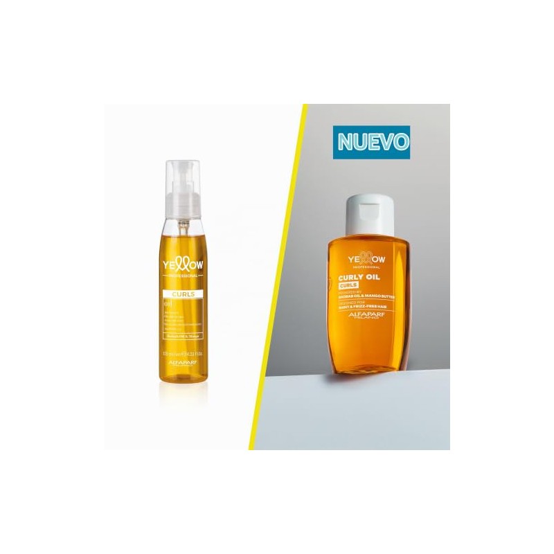 YELLOW PROFESSIONAL CURLS CURLY OIL 100 ml Aceite hidratante efecto