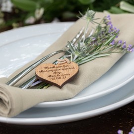 Thank you sharing our special day tags - Table Decorations Wedding Confetti Hearts