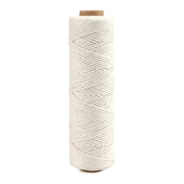G2PLUS 100M Beige Gift String Twine, 1.0MM Cotton Wrapping Bakers