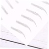 FOMIYES 6sheets Simulation Eyebrow Stickers Hair-like Eyebrow Easy to Use