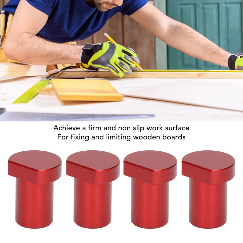 4PCS Woodworking Desktop Limit Blocks Multifunctional Workbench Peg Brake Stops