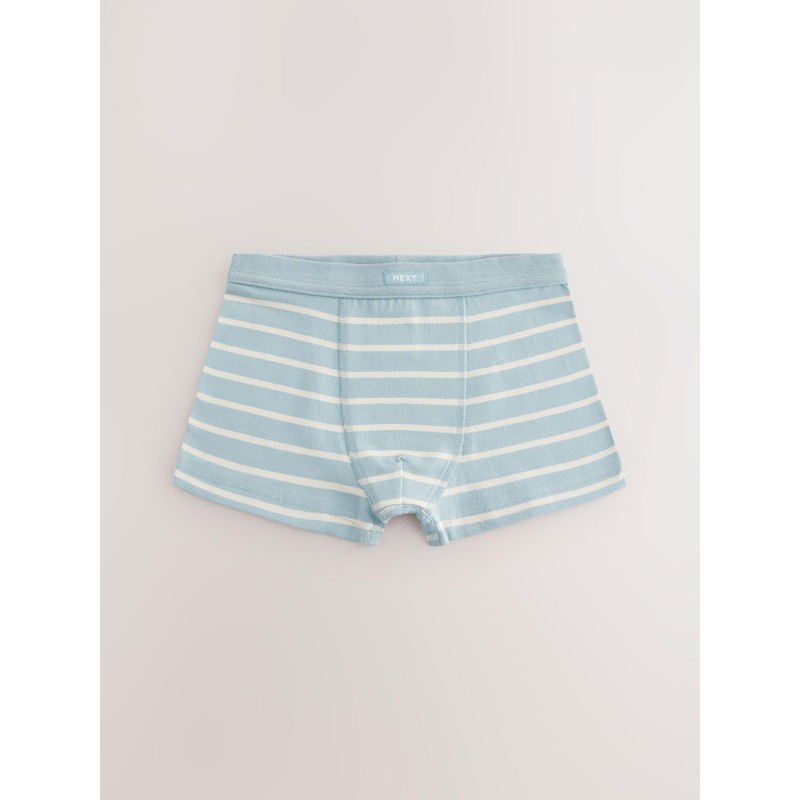 NEXT 7 x Soft Waistband Boxer Shorts, Blue Stripe, 3