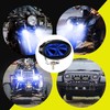 8PCS LED Forklift Light Blue Safety Light,Biqing 20W Warehouse Pedestrian