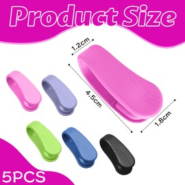 Colorich Skills Panic Attack Aid, Acupressure Ring, Acupressure Ring Set, Anxiety Disorder Aid, Portable Acupressure Bracelet for Stress Relief and Tension, Pack of 5