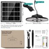 CLY Solar Lights for Shed Motion Sensor Pendant Light, 2700K-6500K
