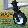 Mofeez Gate Wheel for Metal Swing Gate with 1-5/8" Thru