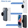 ZYAOTWQZ Phone Magnets - Universal Metal Plates, 2 Rectangular and