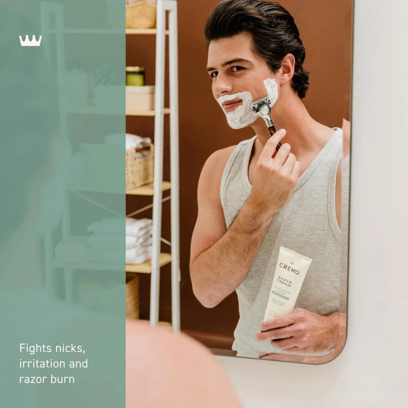 Cremo Silver Water & Birch Shave Cream, Astonishingly Superior Ultra-Slick