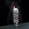BEUIWJHE Torch Lighter, Unique Metal Skull Design, Refillable and Adjustable,