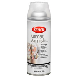 Krylon K01312 11-Ounce Kamar Varnish Aerosol Spray,Matte