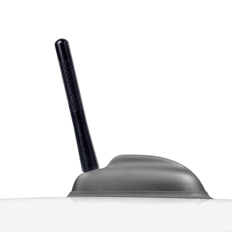 RACEFOXX Sport Antenne, Autoantenne, kurz, Carbonschwarz, für Mini Cooper Countryman
