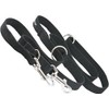 (Black) - 2.5cm Wide Cotton Web 6-Way European Multi-functional Dog