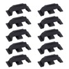J-ouuo 10pcs Headlight Trim Ring Clip 51132752145 Plastic Front Headlight