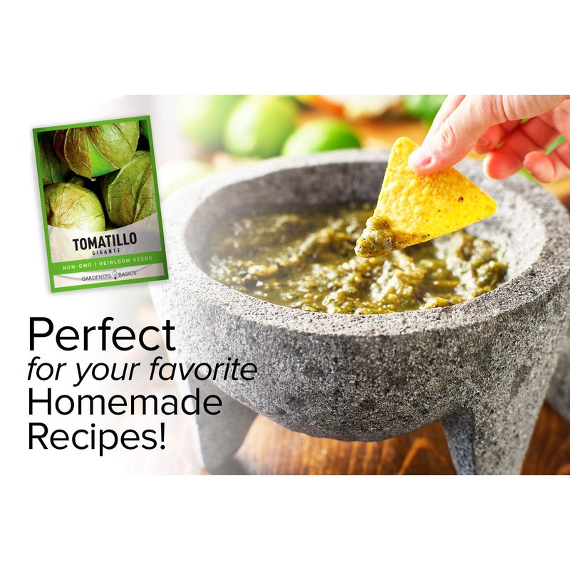 Gardeners Basics, Tomatillo Grande Rio Verde Seeds for Planting Heirloom