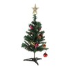 19.7inch Tabletop Christmas Tree Mini Artificial Decorated Christmas Tree Set