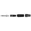 Pronomic Plug set 6.3 mm stereo jack 5 pieces -
