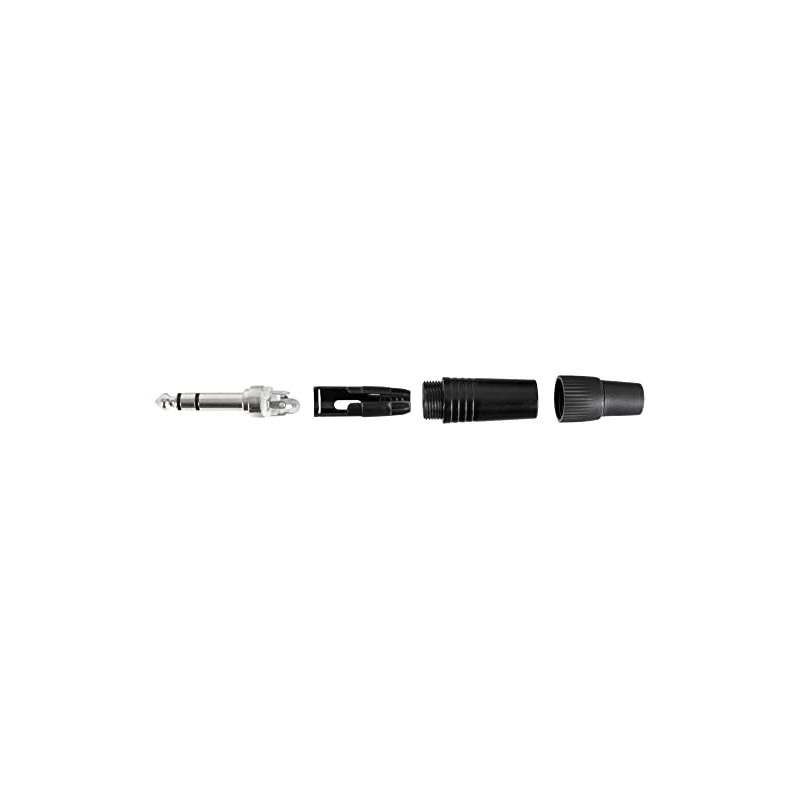 Pronomic Plug set 6.3 mm stereo jack 5 pieces -