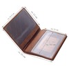 Greenburry Leather ID Folder with Fish Motif I Leather Document