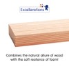 Edushape Wood Like Soft Blocks, 80 Piece Excellerations