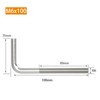 (15 Pieces) M6x100mm L Shape Foundation Bolts 304 Stainless Steel