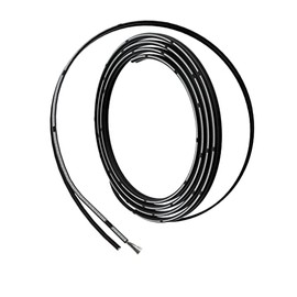 BNTECHGO 24 Gauge Silicone Ribbon Cable Flexible 2P Black 5 ft Flat Cable 24 AWG Stranded Tinned Copper Wire