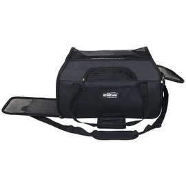 EliteField Soft Pet Carrier (3 Year Warranty, Airline Approved) Soft Sided Dog Puppy Cat Carrier Travel Bag (X-Large: 21" L x 12" W x 13" H, Black)