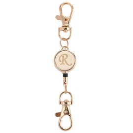 Yeepan Reel Strap, Elastic Key Holder, Reel Included, Strap, 13.8 inches (35 cm), Stretchable, Strong, Pass Case, Keys, For Commuter Passes, Leather Reel, Cute Strap, R